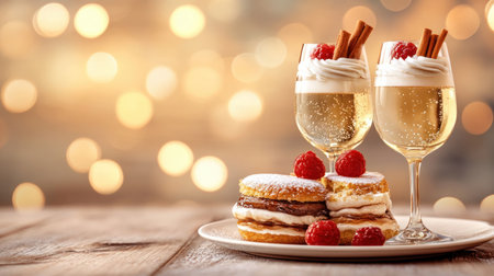 Embrace the spirit of the season with warm wishes and joyous moments Gather with loved ones for a celebration of goodwill, filled with festive cheer and laughter Let the magic of the holidays bring happiness and unforgettable memories AI Generativeの素材