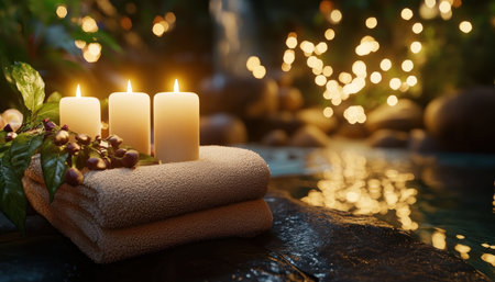 Escape the everyday and embrace deep relaxation with our tranquil massage and reflexology experience Our skilled therapists will guide you to a state of serenity, leaving your body rejuvenated and your mind refreshed Discover a new level of wellbeing through the power of touch AI Generativeの素材