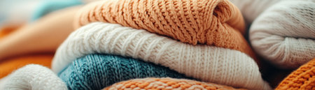 Embrace cozy comfort with our collection of warm and soft throws Perfect for every room, these plush blankets offer stylish designs and seasonal charm Indulge in luxurious textures and cozy vibes, creating a haven of warmth and relaxation AI Generativeの素材