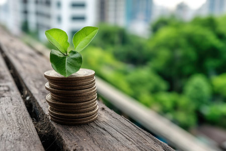 This message highlights the data-driven insights and opportunities within sustainable investing It covers a wide range of topics, including renewable energy, ESG principles, climate action, green finance, and impact investing The focus is on driving eco-friendly growth and achieving a sustainable future AI Generativeの素材