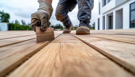 Restore scratched floors to perfection with our expert refinishing and repair services We use durable materials and modern techniques for seamless wood, laminate, and other floor types Achieve a flawless, unblemished surface through our professional restoration and repair AI Generativeの素材