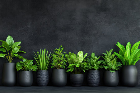 Transform your home or office with vibrant, modern indoor plant designs Explore innovative setups, creative arrangements, and stylish displays to enhance aesthetics and well-being Discover easy-to-implement concepts that incorporate greenery, creating visually appealing and contemporary spaces AI Generativeの素材