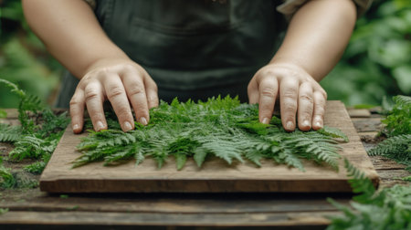 Unleash your inner artist with vibrant fern crafts! This guide offers diverse DIY projects, from wall hangings to centerpieces, perfect for all skill levels Transform ordinary ferns into extraordinary artwork through step-by-step tutorials and inspiring concepts Explore unique designs and elevate your gardening and crafting skills with nature's elegant touch AI Generativeの素材