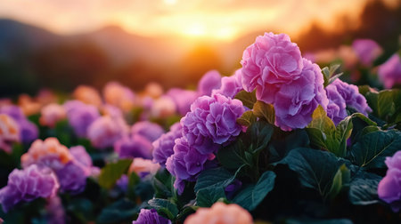 Transform your garden into a year-round floral masterpiece! Discover creative planting ideas and seasonal flower concepts for stunning blooms Explore vibrant designs and techniques for spring's delicate blossoms, summer's hues, autumn's rich colors, and winter's enduring charm Inspiring images guide you to breathtaking seasonal displays AI Generativeの素材