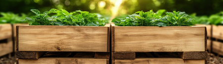 Create efficient and stylish raised garden beds for vegetables and flowers Maximize space and yield with innovative designs, from easy DIY projects to professional installations These functional, aesthetically pleasing beds offer a modern approach to gardening, enhancing your experience and boosting productivity AI Generativeの素材