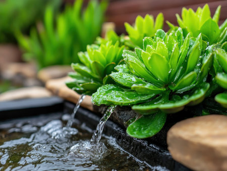 Maximize your summer garden's potential with smart watering Learn tailored irrigation strategies for diverse plants, conserving water while promoting lush growth Discover practical tips for efficient watering schedules, minimizing waste and ensuring a thriving, healthy garden throughout the hot months Enhance plant health and beauty with these smart techniques AI Generativeの素材