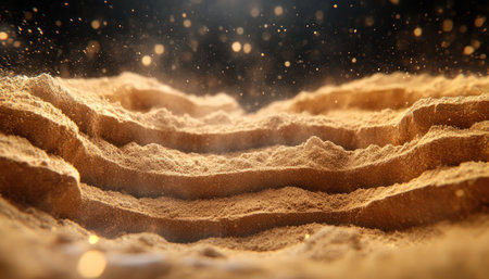 Innovative clay soil designs using patterned terraces optimize soil structure, boosting plant growth Improved drainage and aeration enhance root systems, promoting healthy, sustainable agriculture Visualizations showcase advanced techniques for dynamic soil management and robust plant development AI Generativeの素材