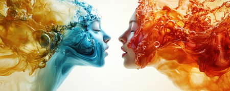 This vibrant image depicts individualized education program (IEP) success It showcases collaborative learning, diverse perspectives, and personalized support Dynamic visuals symbolize the evolving learning process, emphasizing effective communication and tailored instruction for each student's unique journey toward educational achievement AI Generativeの素材