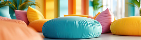 Transform learning spaces into vibrant, calming havens fostering cognitive growth and emotional well-being Mindful design, comfortable seating, and playful atmospheres inspire innovative thinking and reduce stress Evidence-based strategies cultivate concentration, nurturing positive learning experiences for children and adults, promoting mental wellness AI Generativeの素材