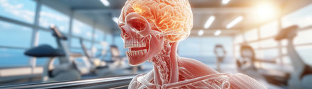 Physical activity boosts brainpower! Exercise enhances cognitive function, memory, and intelligence, fostering neurogenesis and improved academic performance Discover the science-backed link between movement and learning, leading to sharper cognitive skills and better memory retention in dynamic learning environments AI Generativeの素材