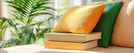 Escape to a tranquil reading nook filled with natural light, designed for relaxation and self-care Sink into soft cushions with a good book, letting stress melt away This peaceful retreat provides a calming space to recharge your mind, enhance your wellbeing, and enjoy cozy, reflective afternoons AI Generativeの素材