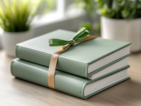 This tidy planner helps you plan and achieve goals with colored ribbons for easy page marking It focuses on habit tracking and life balance, promoting structure and mindfulness Perfect for daily tasks and note-taking, it enhances well-being while helping you maintain a balanced lifestyle It is neatly bound for organization AI Generativeの素材