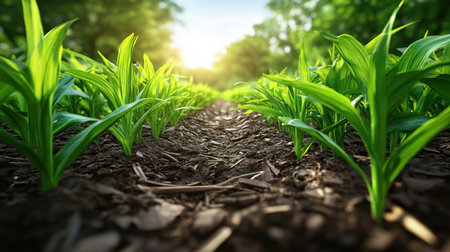 Escape the everyday with a refreshing nature walk Feel the soft grass beneath your bare feet as you immerse yourself in lush greenery and serene beauty Embrace the simple joy of connecting with nature, letting its splendor revitalize your senses and spirit AI Generativeの素材