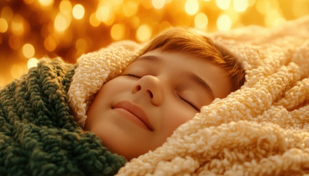 This artwork captures the feeling of a restorative therapy session, not a physical one It portrays peaceful energy and quiet repose through gentle composition and lighting, highlighting calm and renewal Experience the power of rest as a source of peace, evoked not through touch, but through artistic vision AI Generativeの素材