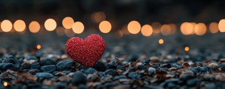 This Valentine's card captures hearts with a textured red heart and uplifting message Creative nature patterns blend with a vibrant, contemporary style This unique design combines modern aesthetics with heartfelt emotion, perfect for expressing deep feelings Ideal for digital or print, share the love with this beautiful, touching image AI Generativeの素材