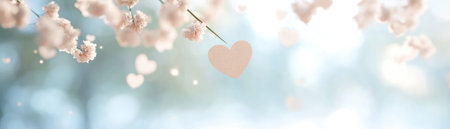 Express heartfelt love with this romantic Valentine's card Featuring textured patterns, delicate florals, and modern flair, it's perfect for digital use Soft hues, gentle bokeh, and floating hearts capture the essence of Valentine's Day Ideal for cards, banners, and romantic graphics share your affection today! AI Generativeの素材