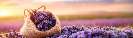 Experience natural home fragrance with our handmade scented sachets Filled with premium organic lavender and sustainable materials, these aromatic pouches offer a subtle yet captivating scent Crafted in beautiful linen bags, they're perfect for living areas, closets, and drawers Bring the essence of nature into your home today! AI Generativeの素材