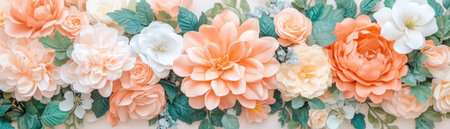 Create enchanting floral wreaths at home! This guide offers simple techniques to craft beautiful, romantic arrangements for home d cor or special events Perfect for weddings, these DIY projects add a personal, elegant touch Transform any space with handcrafted charm and enjoy the satisfaction of making your own stunning wreaths AI Generativeの素材