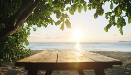 Unwind at a stunning sunset beach party in paradise, ideal for singles seeking fun Sip vibrant drinks, groove to lively music under palm trees, and relax on the serene beach Capture breathtaking golden hour photos, forge new connections, and create unforgettable tropical getaway memories AI Generativeの素材