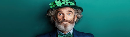 A playful leprechaun, Ireland's iconic symbol, sits outside a rustic pub, his clover-adorned hat adding festive charm This vibrant scene embodies the joy and richness of Irish heritage, perfectly capturing the essence of tradition and local culture The leprechaun s playful charm reflects the spirit of Irish festivity AI Generativeの素材