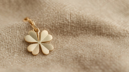 Indulge in golden-lined shamrock and clover charms, luxury keepsakes showcased on plush velvet Perfect for St Patrick's Day or as timeless luck symbols, these elegant jewelry pieces add sophistication Capture the season's spirit with these beautiful, collectible charms Enjoy these exquisite clover and shamrock treasures AI Generativeの素材
