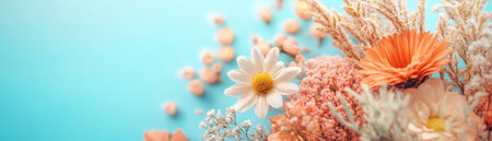 A vibrant garden bursts with life after a storm, a testament to nature's resilience Flowers in stunning hues symbolize faith, renewal, and hope This scene captures the essence of fresh starts, showcasing the beauty of life and new beginnings, radiating a palpable aura of vibrant regeneration AI Generativeの素材