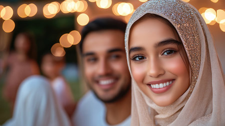 Immerse yourself in our vibrant photo gallery showcasing joyous family celebrations Witness colorful decorations, laughter, and bonding across generations Explore heartwarming images of love, connection, and cherished traditions Discover precious moments of pure joy, beautiful smiles, and the rich tapestry of cultural heritage in these visuals AI Generativeの素材