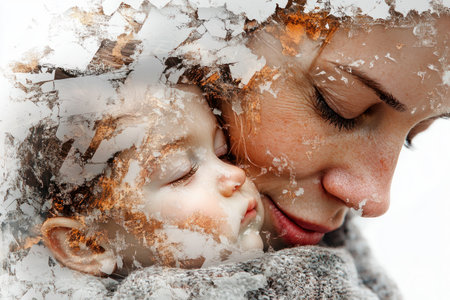 Explore heartwarming photos capturing the tender bond between mother and child These images evoke love and security, showcasing profound parenthood connections Discover beautiful motherhood photography, featuring close-up portraits and emotional scenes Perfect for articles and family projects, these photos illustrate the power of the parent-child relationship Browse now! AI Generativeの素材