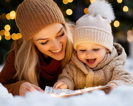 Witness a parent lovingly guide their child through a math activity, fostering cognitive development and curiosity This scene highlights the power of shared educational experiences in early learning Play-based learning in a warm environment nurtures a child's growth, step by step, strengthening the precious bond between parent and child AI Generativeの素材