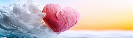 Craft a loving Father's Day card with this background featuring soft watercolor reds and pinks, interlocking hearts, and elegant cursive typography It's an artistic, modern, and sophisticated design blending romance and warmth Perfect for a heartfelt, unique card to show dad your appreciation AI Generativeの素材