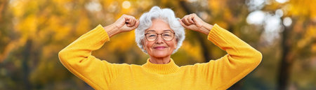 Embrace active aging with joyful outdoor group exercise! Join a supportive senior community for fitness classes led by an enthusiastic instructor Improve strength, balance, and flexibility amidst nature's beauty Forge new friendships, boost well-being, and discover the transformative power of exercise and connection AI Generativeの素材