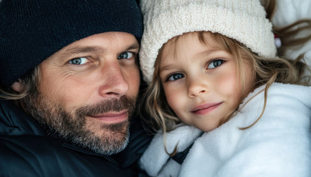 A poignant photo captures a father's comforting embrace of his heartbroken daughter This heartwarming image showcases unconditional love and support, illustrating the healing power of a father's affection It perfectly depicts their strong bond, offering solace and strength during emotional distress Ideal for content on father-daughter relationships and overcoming heartbreak AI Generativeの素材