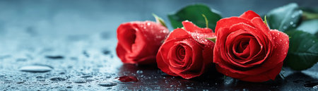 This hand-painted Valentine's Day card showcases exquisite roses and an overflowing bouquet, capturing the essence of love Vibrant colors and meticulous detail create a stunning visual, expressing heartfelt emotions A perfect gift for your beloved, conveying undying love and devotion a true artistic masterpiece AI Generativeの素材