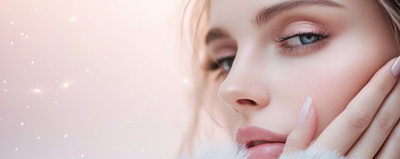 A breathtaking Valentine's Day proposal photo captures a woman's joyful anticipation High-resolution and romantic, it's perfect for cards, websites, and social media Evoking love, passion, and intimacy, this captivating image is ideal for expressing heartfelt Valentine's Day emotions Download now! AI Generativeの素材