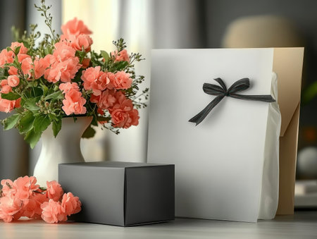 This elegant, minimalist Valentine's Day card features a delicate hand-sketched floral design Its simple, romantic aesthetic is perfect for couples seeking a subtle yet chic greeting Download the high-resolution printable template now for a clean, modern touch to your romantic celebration AI Generativeの素材