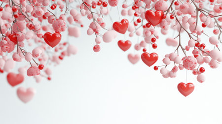 Download a free, printable Valentine's Day card template Featuring delicate floral patterns and soft romantic tones, it's perfect for couples, friends, and family Its minimalist aesthetic allows for personalized messages, creating unforgettable memories Easy to use digitally or physically Celebrate Valentine's Day with this unique, elegant design AI Generativeの素材