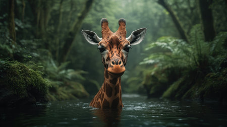 Embark on a visual journey into the untamed beauty of exotic animals in their natural habitats Breathtaking wildlife photography reveals majestic giraffes, elusive leopards, and vibrant birds, showcasing the diverse ecosystems they inhabit from rainforests to deserts Each image underscores the importance of conservation and the fragile balance of nature Journey AI Generativeの素材