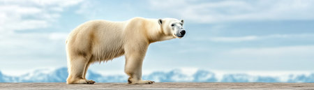 Experience the majesty of polar bears in their remote Arctic home Practice responsible wildlife viewing, minimizing disturbance to these magnificent creatures and their fragile habitat Learn about ethical tourism and sustainable travel, ensuring the preservation of this unique ecosystem for future generations Witness breathtaking beauty and understand polar bear behavior AI Generativeの素材