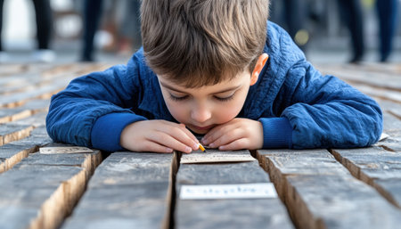 Uncover family joy! A child crafts a family tree collage, linking generations through photos and notes Explore your roots, creating a lasting heirloom with personal stories Simple crafts foster meaningful intergenerational bonds, bridging past and present through creativity, and preserving your legacy AI Generativeの素材