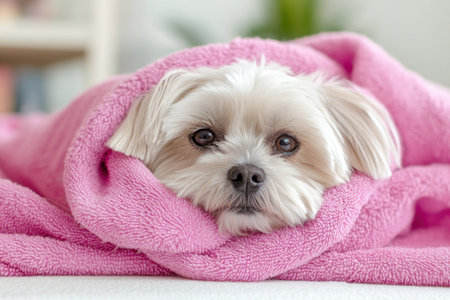Master pet grooming with our guide! Learn a step-by-step cleaning process using quality shampoos, soft towels, and effective brushes Detailed instructions and visuals demonstrate proper techniques for a clean, happy, and healthy pet Explore our easy methods for comfortable animal care AI Generativeの素材