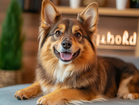 Discover modern pet healthcare focusing on joint pain relief Witness a husky's therapy session in a calm clinic, featuring laser treatment Learn about advanced veterinary techniques and their benefits Explore professional canine therapy for improved pet well-being AI Generativeの素材