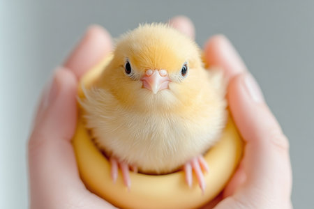 Experience the heartwarming bond of pet and owner! Watch a sweet yellow bird master a tiny obstacle course, guided by its loving human Witness adorable bird training using positive reinforcement, showcasing trust and companionship Discover unique training tips and the pure joy of animal learning, all captured in a charming AI Generativeの素材