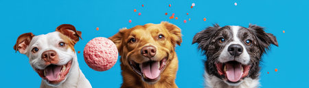 Boost your active dog's health with our workout and meal prep plan! Detailed infographics showcase vibrant, energetic dogs thriving on tailored nutrition and exercise Unleash your furry friend's vitality with our guide, combining fitness and healthy eating for optimal wellbeing AI Generativeの素材