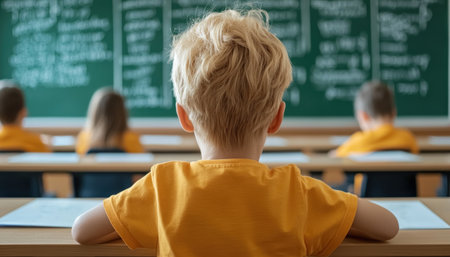 Witness the future of education: a teacher effortlessly manages a smart classroom with voice commands and AI Experience how technology creates interactive, personalized learning Discover new student engagement methods, enhanced lessons, and increased accessibility via AI-powered controls See how voice-activated tech boosts class performance AI Generativeの素材