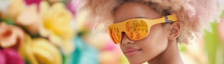 Step into the future of collaboration with 3D avatars and AR presentations, seamlessly managed by intelligent scheduling This vibrant image, featuring a person in orange sunglasses, highlights how technology enhances remote teamwork Discover the power of an innovative remote collaboration hub, designed to inspire innovation and foster enhanced teamwork AI Generativeの素材