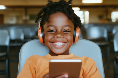 Empower kids with digital skills using this engaging mobile app! Interactive simulations teach online safety, critical thinking, and responsible behavior through fun, gamified lessons Colorful graphics and a safe environment make learning about technology easy for young learners, building confident digital citizens AI Generativeの素材