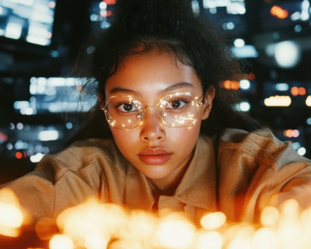 Unleash future collaboration with AI-powered tools automating communication and project tasks Imagine virtual reality interfaces and digital hubs enabling seamless teamwork Experience streamlined decision-making, increased productivity, and tech-driven innovation Embrace efficient online collaboration, leveraging technology for a futuristic workspace AI Generativeの素材