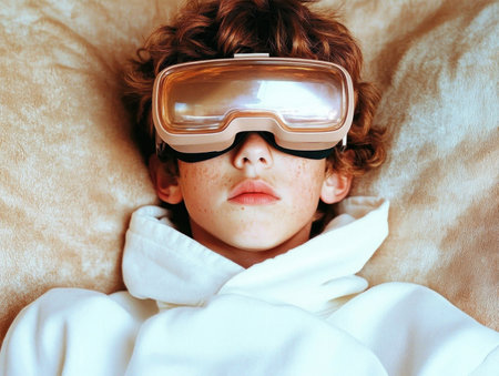 Unlock student potential with cutting-edge EdTech Dive into immersive VR, personalized AI tutors, and a vast e-library This digital ecosystem empowers learners, transforming performance through tech-driven education Visualize the future of learning with interactive virtual immersion AI Generativeの素材