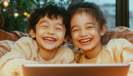 Global Collaboration: An online platform connects students worldwide for collaborative problem-solving, boosting teamwork skills across ages Joyful children showcase learning, cooperation, and cultural exchange via digital technology Interactive resources empower future generations with accessible platforms, fostering a shared global learning environment AI Generativeの素材