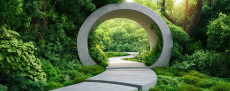 Venture into a futuristic underground metropolis where technology embraces nature for sustainable living Geothermal energy powers homes, while AI manages waste in a zero-waste system Biodegradable materials blend seamlessly with vibrant greenery, creating a breathtaking eco-friendly environment Experience the harmony of innovation and environmental consciousness in this green, advanced city AI Generativeの素材